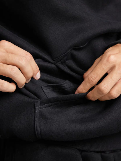 Uyku Maskeli Sweatshirt (Siyah)