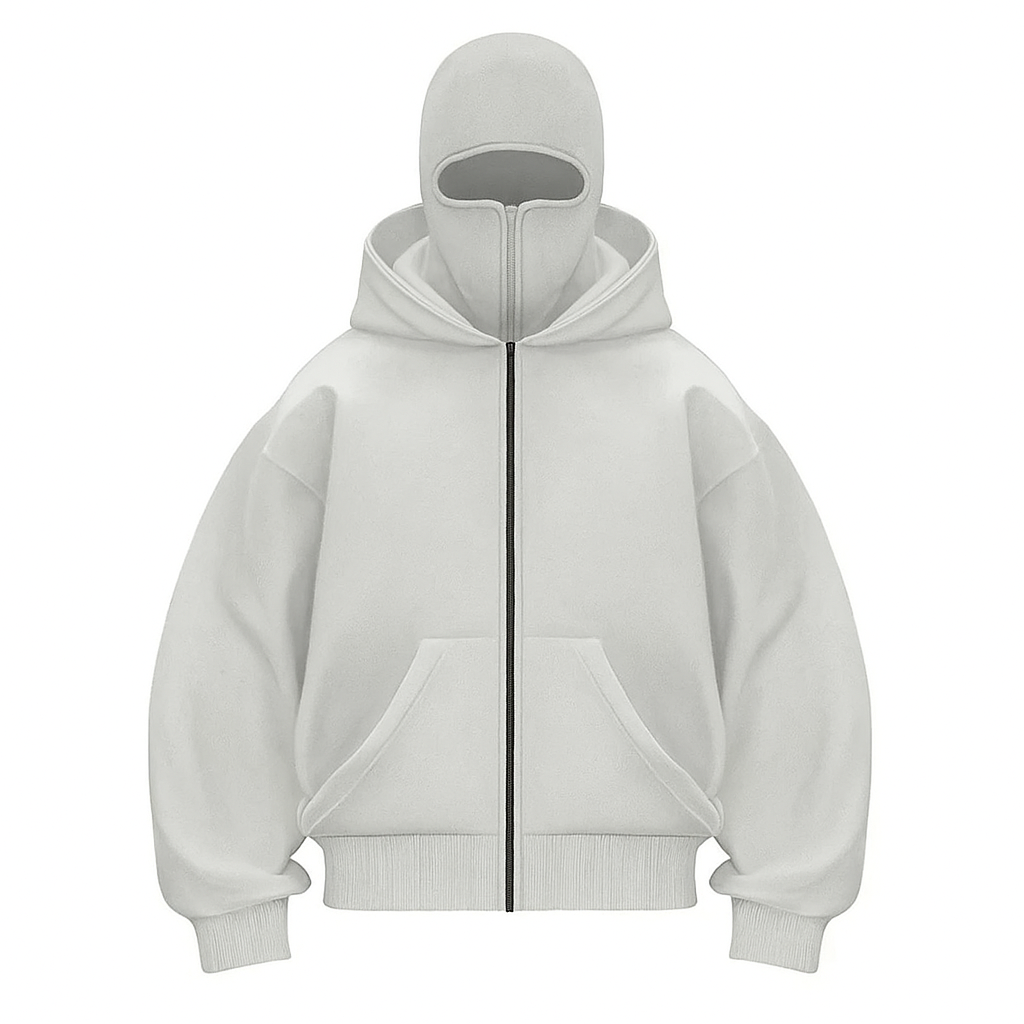 Maskeli Kapüşonlu Sweatshirt