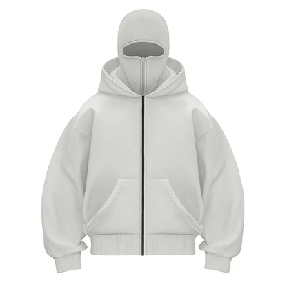 Maskeli Kapüşonlu Sweatshirt